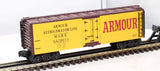 K-Line K642-8011 ARMOUR Classic Wood-sided Reefer O Scale Like New Damaged Box