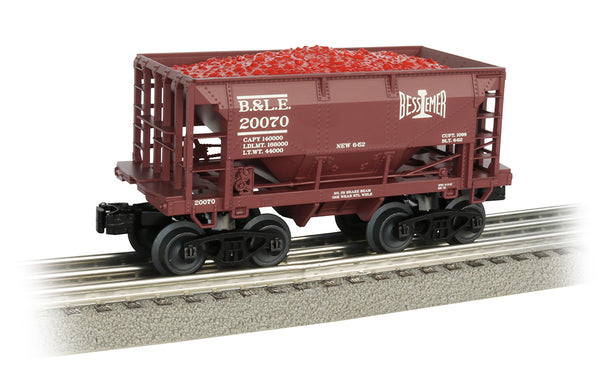 Williams by Bachmann 48502 BESSEMER & LAKE ERIE RAILROAD 70-TON ORE CAR O SCALE Like New