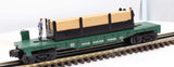 Lionel 6-36727 Weyerhaeuser "Moe and Joe" Operating Lumber Car  O SCALE Like New