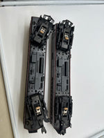 MTH 30-2158-1, 30-2158-3 Pennsylvania Doodlebug Diesel Engine - Cab No. 4666 With Protosound and Non-Pwd Diesel Engine (Set of 2) O Scale Used as is —Roof Crack on NonPwd unit  Damaged Box
