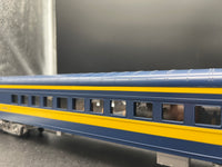 MTH Premier 20-65095 Alaska 5-Car 70' Streamlined Passenger Set (Smooth Sided) O SCALE Like New