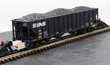 MTH 20-90898B NS 4 bay hopper car with coal load O SCALE Like New
