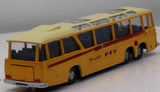 Dinky Super Toys 961 Luxury Coach Swiss Postal Bus, Yellow  O SCALE Used Damaged Box vintage