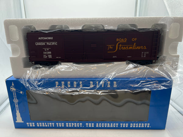 Pecos River HR-0203-1 Union pacific UP Double Door D/D Boxcar w/ End Doors 3 RL O SCALE NEW