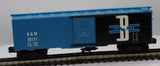Williams 47051 BOSTON & MAINE 40' Steel Boxcar TRAINMAN #76171 O Scale Like New