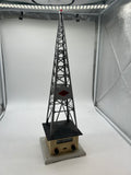 Lionel 6-32991 WLLC Radio-- AM/FM Radio Station Tower O SCALE Used Excellent