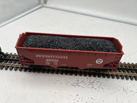MTH Premier 20-90326C Pennsylvania O Scale Premier 2-Bay Offset Hopper Car Used Excellent