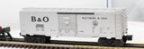 Lionel 6-16639  B&O Box Car with real Steam rail Sounds O SCALE Like New
