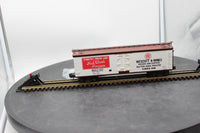 K-Line K742-8028 Mid West Hennery Wood Sided Reefer O Scale Used Excellent