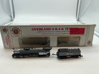Bachmann 51-0535-01 Union Pacific UP 806 Overland 4-8-4 LOCOMOTIVE N SCALE Used Excellent Damaged Box
