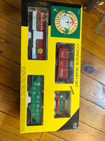 K-Line k-1514 Christmas Plymouth Freight Train Set Holiday Hauler O SCALE Like New