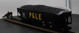 MTH Railking 30-7082C Pittsburgh & Lake Erie 4-Bay Hopper Car w/ Coal Load . O SCALE NEW