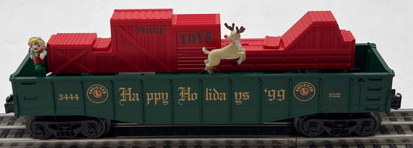 Lionel 6-16795 Elf & Rudolph Animated Christmas Chasing Gondola O SCALE Like New