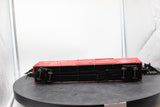 Atlas 7530 ACF 60' S.D. BURLINGTON DECORATED AUTO PARTS BOX CAR 2 rail O SCALE WEATHERED / CUSTOM decorated AS IS Used Damaged Box