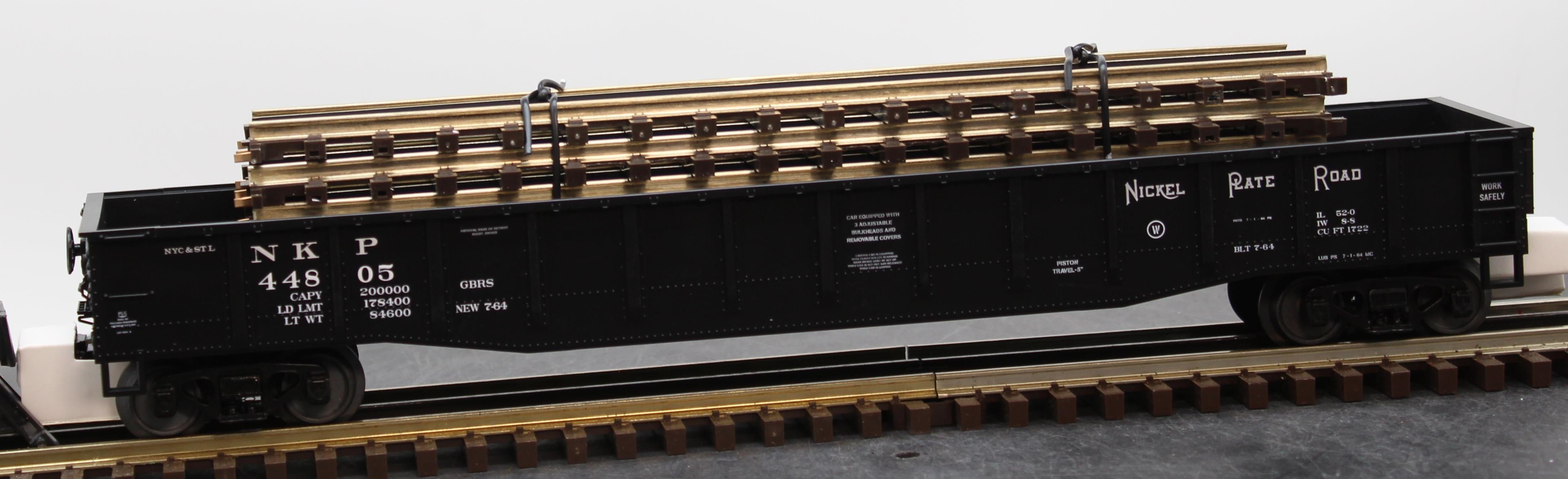 MTH Premier 20-95286 Nickel Plate Road Gondola Car O SCALE Like New Da