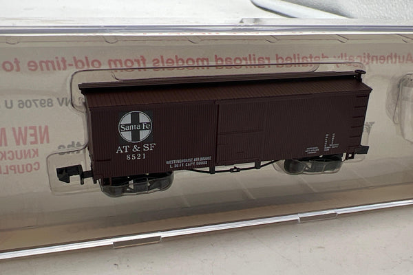Roundhouse  87503 Atchison Topeka & Santa Fe AT&SF 36' OT Box Car #8521 N Scale  Like New