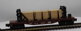 Lionel 6-16333 FRISCO Bulkhead Flatcar O Scale Used Damaged Box