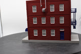 MTH Railking 30-90282 Keystone Bakery 3-Story City Building w/Fire Escape & Blinking Sign O SCALE NEW