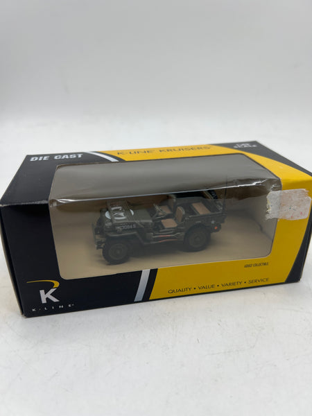 K-Line k-94431 army military jeep vehicle O SCALE NEW
