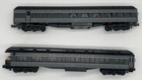 K-Line K-3628, K-1544 Union Pacific Overland Ltd Heavyweight Passenger Car Set (Set of 2) Gray, Diner & Observation Cars O Scale Used Excellent