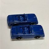 Tootsie Toys Blue Mercedes Benz Set of 2 Metal Cars HO SCALE