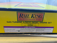 MTH Railking 30-2009LP Union Pacific UP Gas turbine 3 pc engine set with Protosound O SCALE Like New