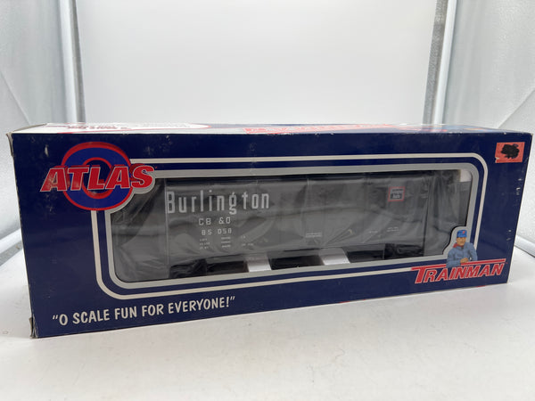 Atlas 826-2 Burlington 3 bay ps-2 hopper car 85058 3 rail O Scale NEW