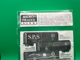 Micro-Trains 20226-2 Burlington Northern BN Fallen Flags SP&S, GN, NP, CB&Q 4 pack N SCALE NEW