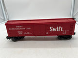 Lionel 6-19555 SWIFT 40' WOOD-SIDED STD O REEFER - RED #5839 O SCALE Like New