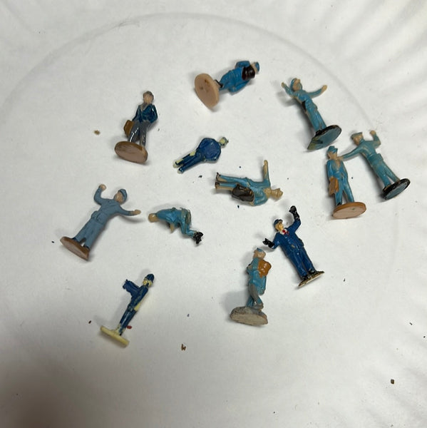 HO scale figure pack Men in Blue
