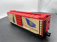 K-Line k761-7609 Spirit of '76, New Hampshire NH State Boxcar O SCALE Like New