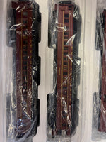 Atlas 3007050 Pennsylvania PRR  70' Madison Heavyweight Passenger 4 Car Set (Tuscan/Black) O SCALE NEW