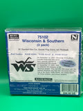 Micro-Trains 75102 9-11 Commemorative Wisconsin Southern 50' boxcar 3 pack N SCALE NEW