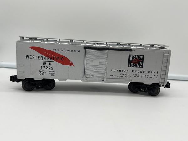 Lionel 6-17222 Western Pacific standard O boxcar O scale Like New