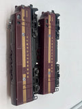 Lionel 6-8970 Pennsylvania Railroad PRR Pennsy 5 Stripe Tuscan F3 Aa Diesels O SCALE Used Excellent Damaged Box