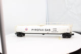 MTH 20-96007 PYROFAX GAS 33K Gallon Tank Car Premier O Scale Used