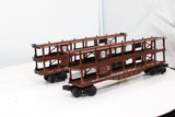Lionel 6-16208 PENNSYLVANIA 2 Auto Carriers O Scale (NO CARS COME WITH THIS ITEM) Used