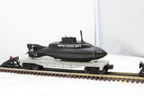 Lionel 6-16351 UNITED STATES NAVY 1992 Flatcar w Submarine O Scale Like New
