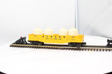Lionel 6-9385 ALASKA GONDOLA with Canisters O Scale Used Damaged Box