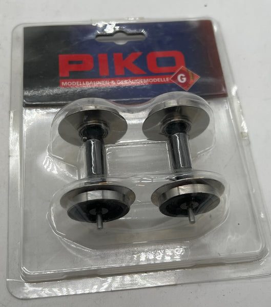 Piko 36167 Ball Bearing Wheelset with Pickups G SCALE NEW