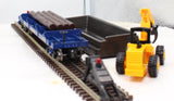 K-Line 6-21665 Alaska Operating Dump Car w/logs and claw vehicle O SCALE Like New