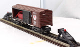 K-Line K-5717 Wabash Auto Carrier w/2 cars O Scale Like New Damaged Box