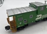 Atlas 6601-1 Burlington Northern BN Extemded Caboose 3 RL O SCALE Used Excellent