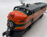 Lionel 6-11724 GREAT NORTHERN F-3 ABA Diesel Locomotive Set O Scale Used Excellent Damaged Box