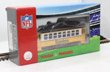 MTH Railking 30-2581 NFL - Pittsburgh Steelers Bump-n-Go Trolley O SCALE Like New