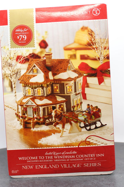 Department 56 New England Village 805528 Welcome To Windham Country Inn  Like New