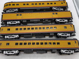 MTH 20-3579a, 20-3579b Union Pacific Passenger Set (Set of 4 cars) O Scale Like New