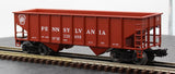 Weaver U1115 2 Bay coal Car Ribbed PRR O SCALE Like New Damaged Box