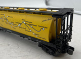 MTH Railking 30-75164 Pittsburgh & Lake Erie PLE 4-Bay Cylindrical Hopper Car MAP CAR  O SCALE Like New
