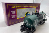 MTH Premier 20-96118 Shamrock Oil & Gas 8000 Gallon Tank Car O SCALE Like New